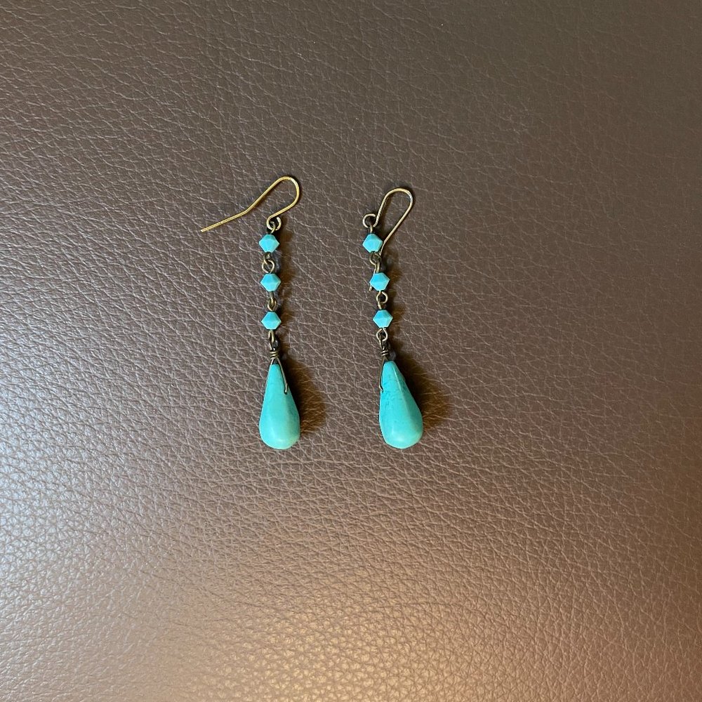 Turquoise Earrings - Picture 1 of 1
